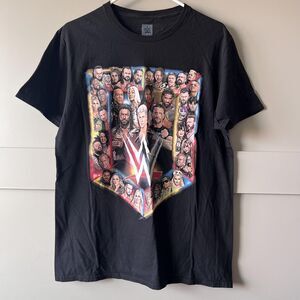 WWE‎ Shirt Mens Large Black I Was There Wrestlers Graphic Tee T-Shirt Wrestling